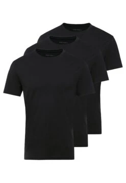 Pier One 3 Pack - Basic T-Shirt - Black -Fashion Clothing Specialty Store 005c814e690b4d8d8ed1c6e6ed983c29