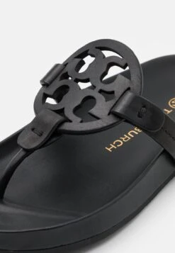 Tory Burch Miller Cloud - T-Bar Sandals - Black -Fashion Clothing Specialty Store 00a6052d7d1c41669a1cd79fffa0bd9e