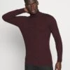Pier One Muscle Fit Turtle - Jumper - Mottled Bordeaux -Fashion Clothing Specialty Store 0b0eccef7ef8492991259cfffe8085b5