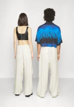 YOURTURN Genderless Parachute Unisex - Trousers - White -Fashion Clothing Specialty Store 0c77b5c732f14400b52ed89d37d8294d