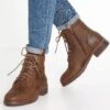 Anna Field Winter Boot - Lace-Up Ankle Boots - Coffee -Fashion Clothing Specialty Store 0cbb58ddeda641489ef9f77b29a6aebe
