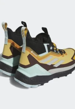 Adidas TERREX Free Hiker 2 Gore-Tex- Hiking Shoes - Preloved Yellow/Silver/Semi Flash Aqua -Fashion Clothing Specialty Store 0fafcbfb612c465d8fda3cfc18345d71