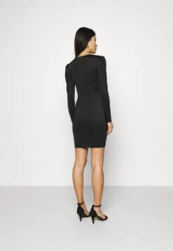 Guess Charmian Dress - Jersey Dress - Jet Black 10 Guess Charmian Dress - Jersey Dress - Jet Black -Fashion Clothing Specialty Store 120a48fa42274f4f95c1c960fded5014