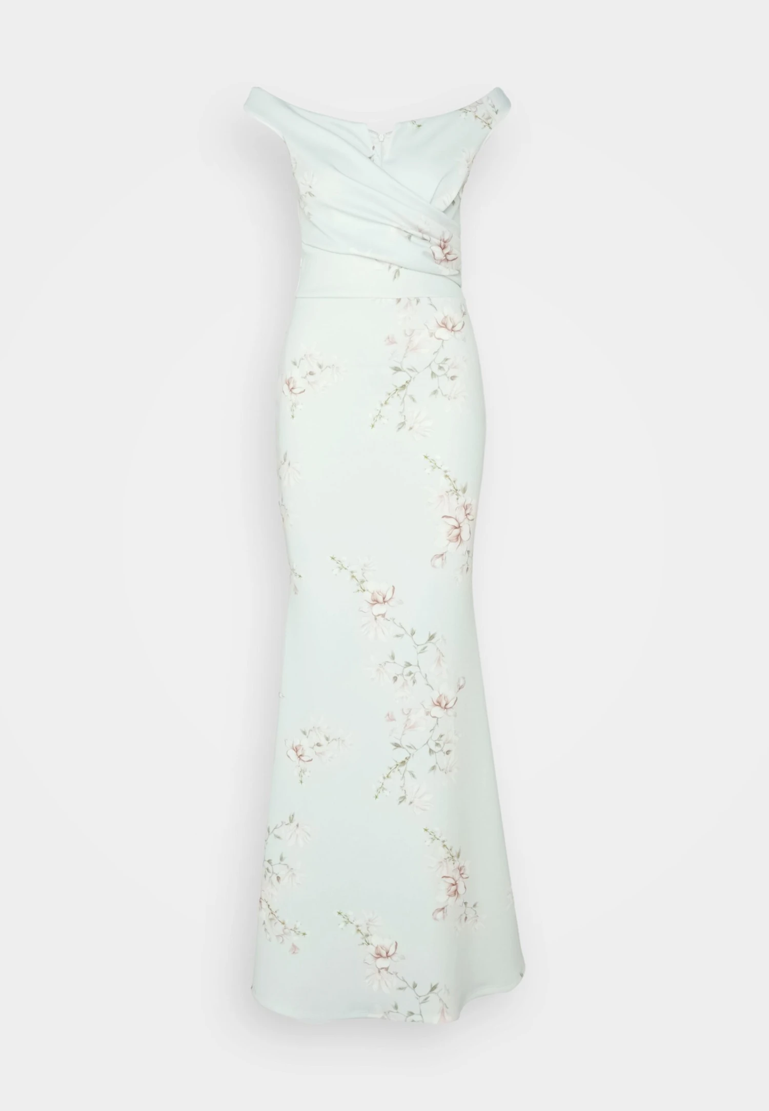 Wal G Wedding Kai V Neck Print Maxi - Occasion Wear - Sage Green 7 Wal G Wedding Kai V Neck Print Maxi - Occasion Wear - Sage Green - Image 5