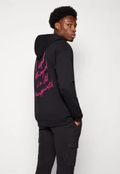 YOURTURN Embroidered Text Hoodie Unisex - Hoodie - Black -Fashion Clothing Specialty Store 1b00bdfa4f184078b8b4af421ae91c6b