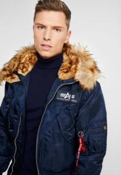 Alpha Industries Hooded Custom - Winter Jacket - Rep Blue -Fashion Clothing Specialty Store 1b5fe7065b3e4f4b87a76d3006fc80aa