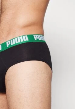 Puma Basic Brief 2 Pack - Briefs - Black/Green -Fashion Clothing Specialty Store 23eb8e37a36d439098560ada5d3454bb