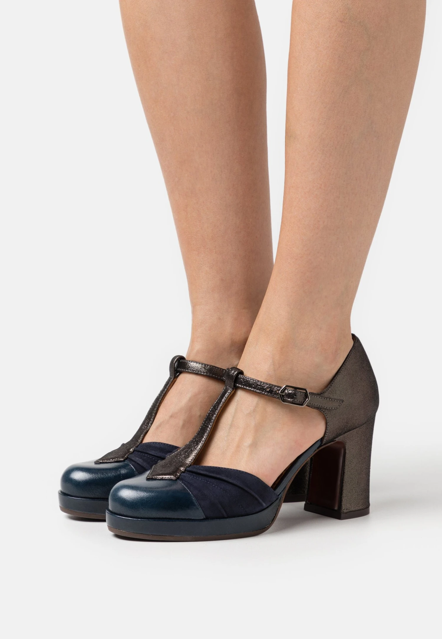 Chie Mihara Dajud - Platform Heels - Navy 3 Chie Mihara Dajud - Platform Heels - Navy