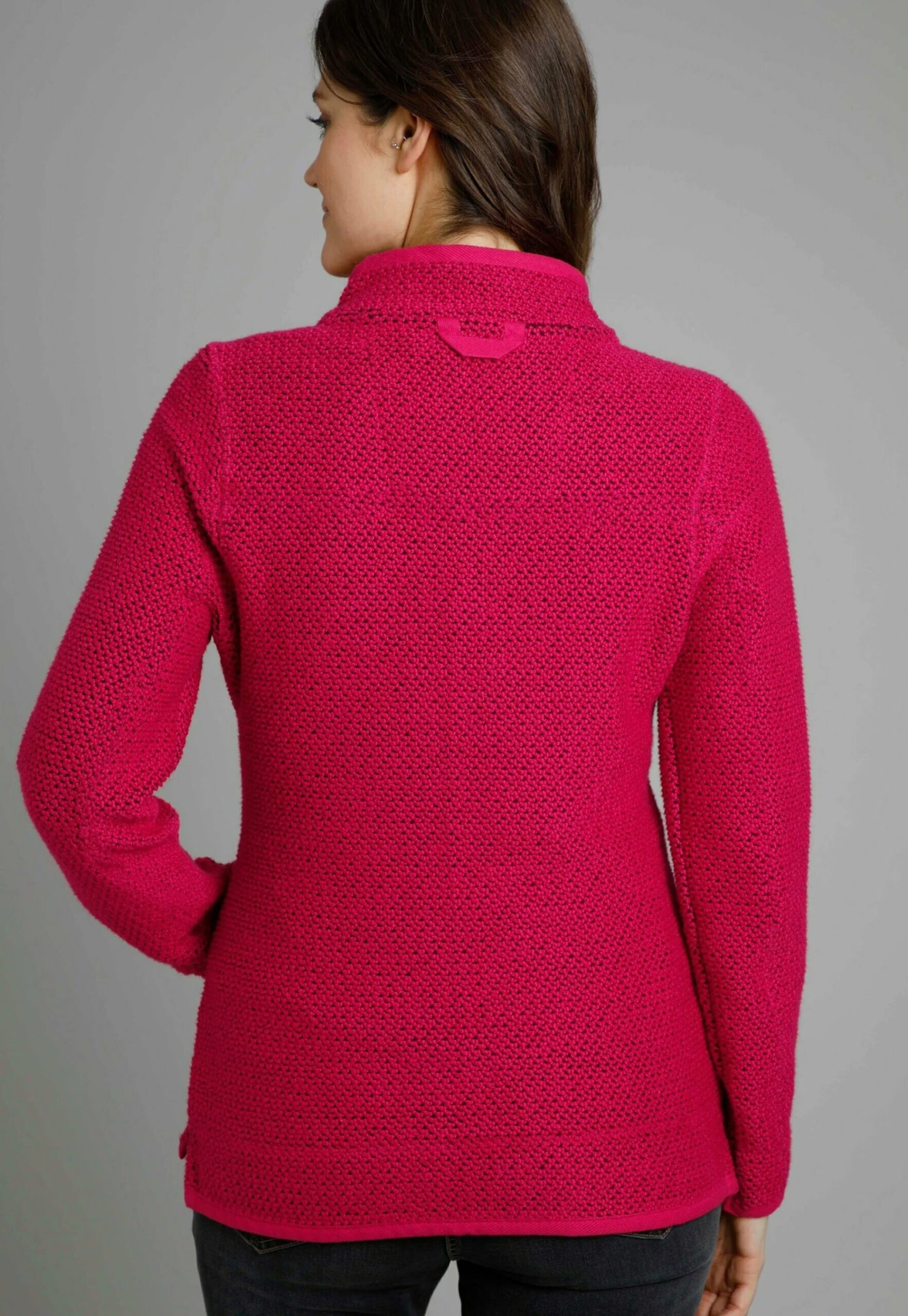 Aria 1/4 Zip Eco Macaroni - Jumper - Berry 4 Aria 1/4 Zip Eco Macaroni - Jumper - Berry - Image 2