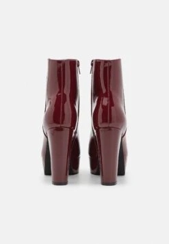 Anna Field High Heeled Ankle Boots - Dark Red -Fashion Clothing Specialty Store 2a5b99900a9343c581fcd9117be722b4