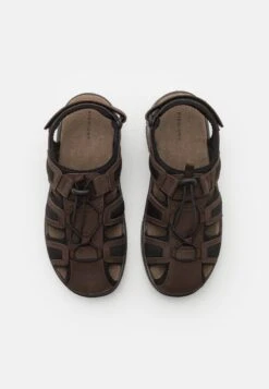 Pier One Leather - Walking Sandals - Brown -Fashion Clothing Specialty Store 2f7ff40eeede463ba421d45819843353