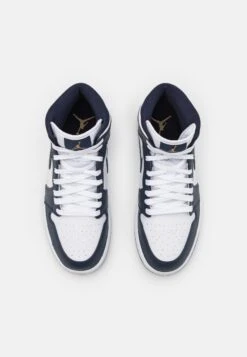 Air Jordan 1 Mid - High-Top Trainers - White/Metallic Gol/Obsidian -Fashion Clothing Specialty Store 2f9eef4cde434754b1bde11dc39e0f2f