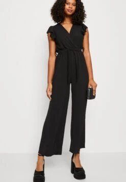 Wal G Fazza Ruffle- Jumpsuit - Black -Fashion Clothing Specialty Store 2fc3daa2e9a94427901b01c64730a4cf