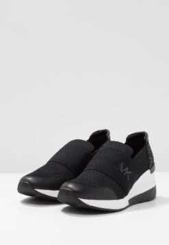 MICHAEL Michael Kors Felix Trainer - Slip-Ons - Black -Fashion Clothing Specialty Store 301053aba0b647318a96c01c67ba1c6f