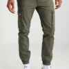 Pier One Cargo Trousers - Olive