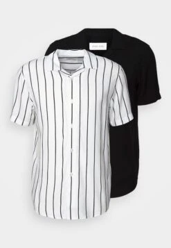 Pier One 2 Pack - Shirt - Black/White -Fashion Clothing Specialty Store 3fe10c51a5864c25954f7afee7966589