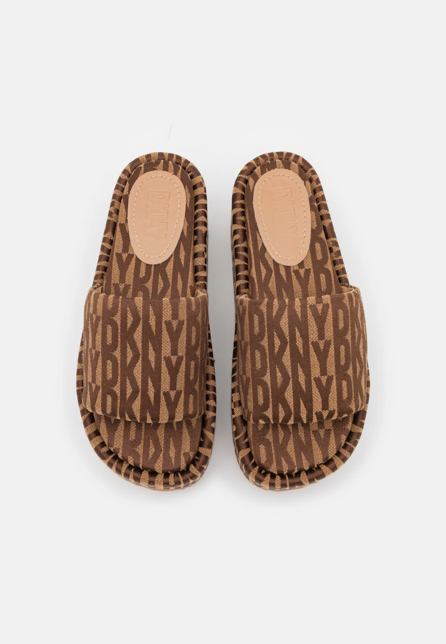 DKNY Vyra Platform Slide - Heeled Mules - Saddle/New Nude 7 DKNY Vyra Platform Slide - Heeled Mules - Saddle/New Nude - Image 5