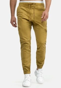 Indicode Jeans Levi - Cargo Trousers - Amber -Fashion Clothing Specialty Store 428a83e4b68746e58e5d9f81311951fc