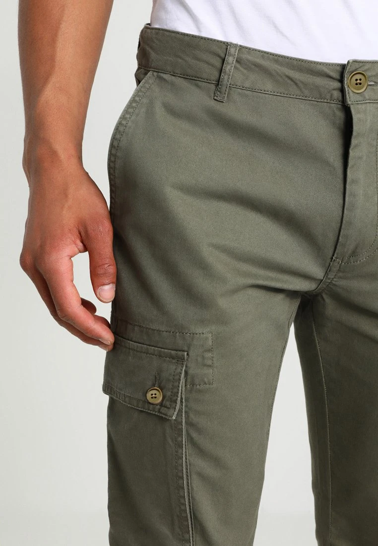 Pier One Cargo Trousers - Olive 6 Pier One Cargo Trousers - Olive - Image 4