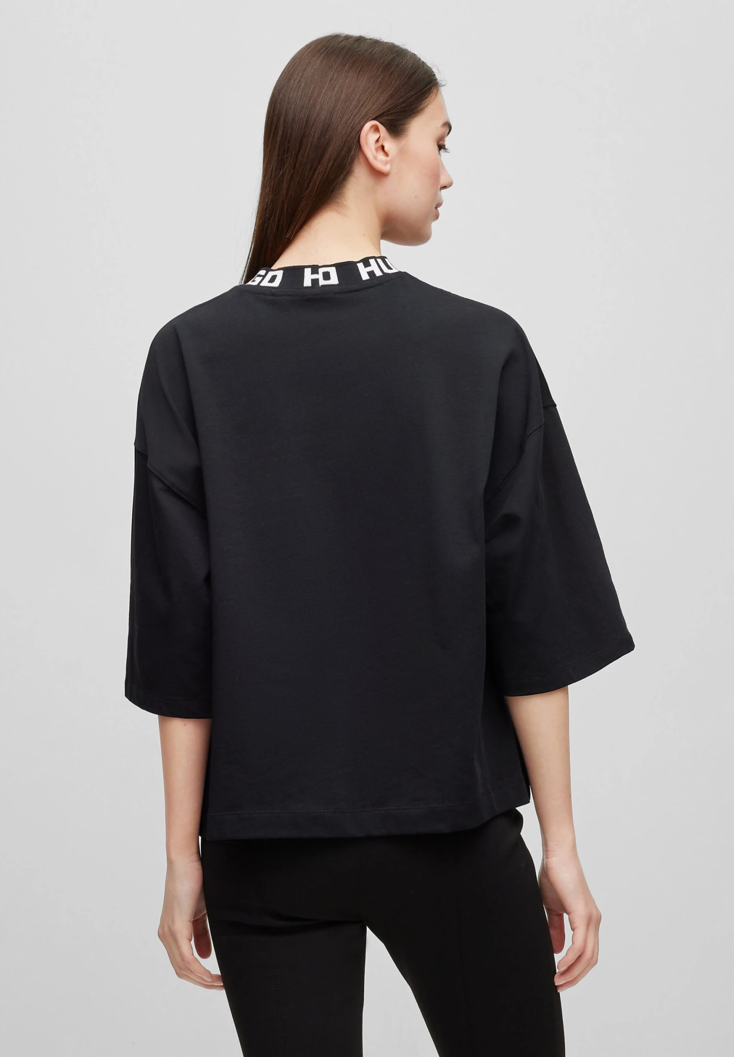 Hugo Dinaya - Long Sleeved Top - Black One 5 Hugo Dinaya - Long Sleeved Top - Black One - Image 3