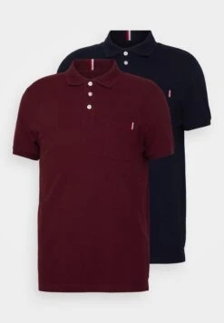 Pier One 2 Pack - Polo Shirt - Blue/Bordeaux -Fashion Clothing Specialty Store 596d0de14dc04a10bc9519206e472b35
