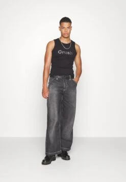 Jaded London Crush Rhinestone Vest Unisex - Top - Black -Fashion Clothing Specialty Store 5ab7dc86763e4add83a6be0007954d7b