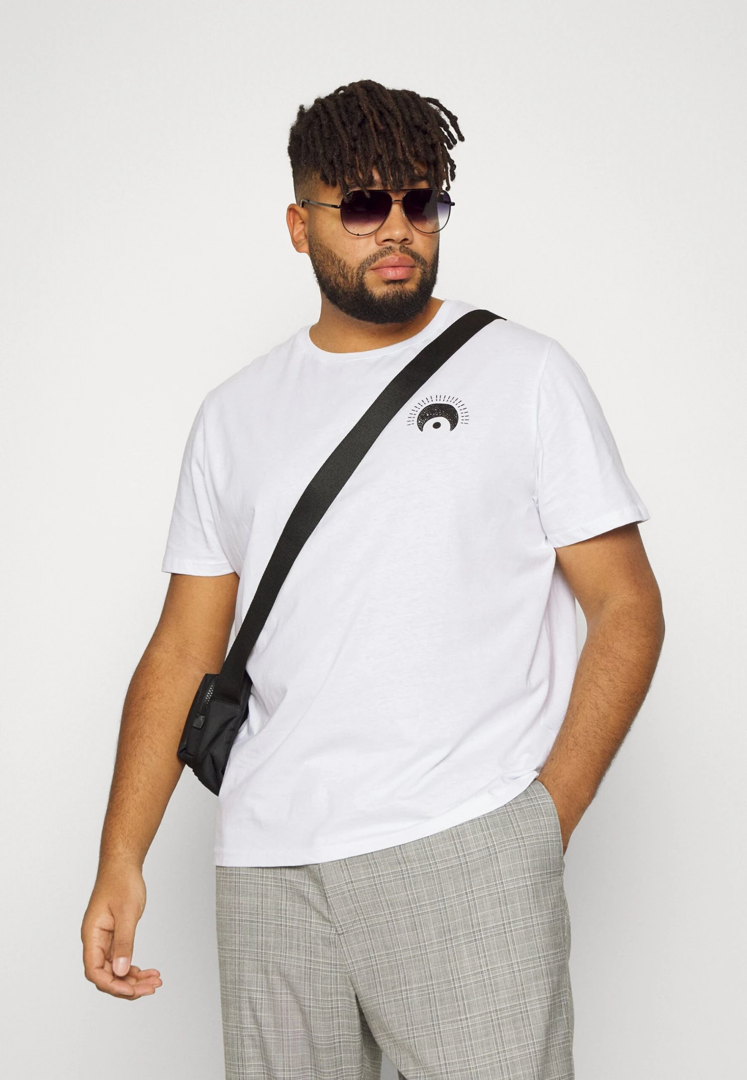 YOURTURN Eye Moon Tee Unisex - Print T-Shirt - White 6 YOURTURN Eye Moon Tee Unisex - Print T-Shirt - White - Image 4