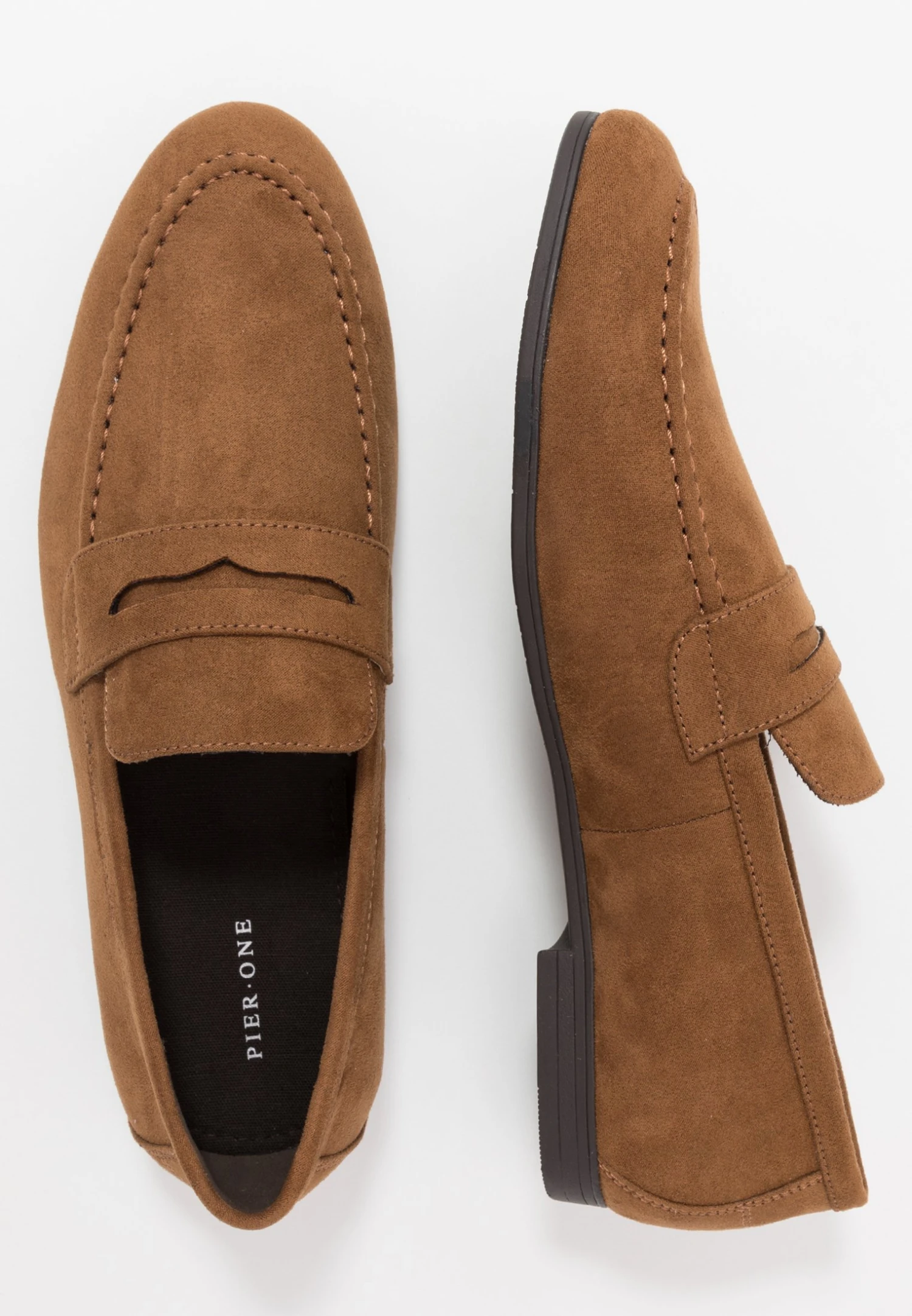 Pier One Smart Slip-Ons - Cognac 4 Pier One Smart Slip-Ons - Cognac - Image 2