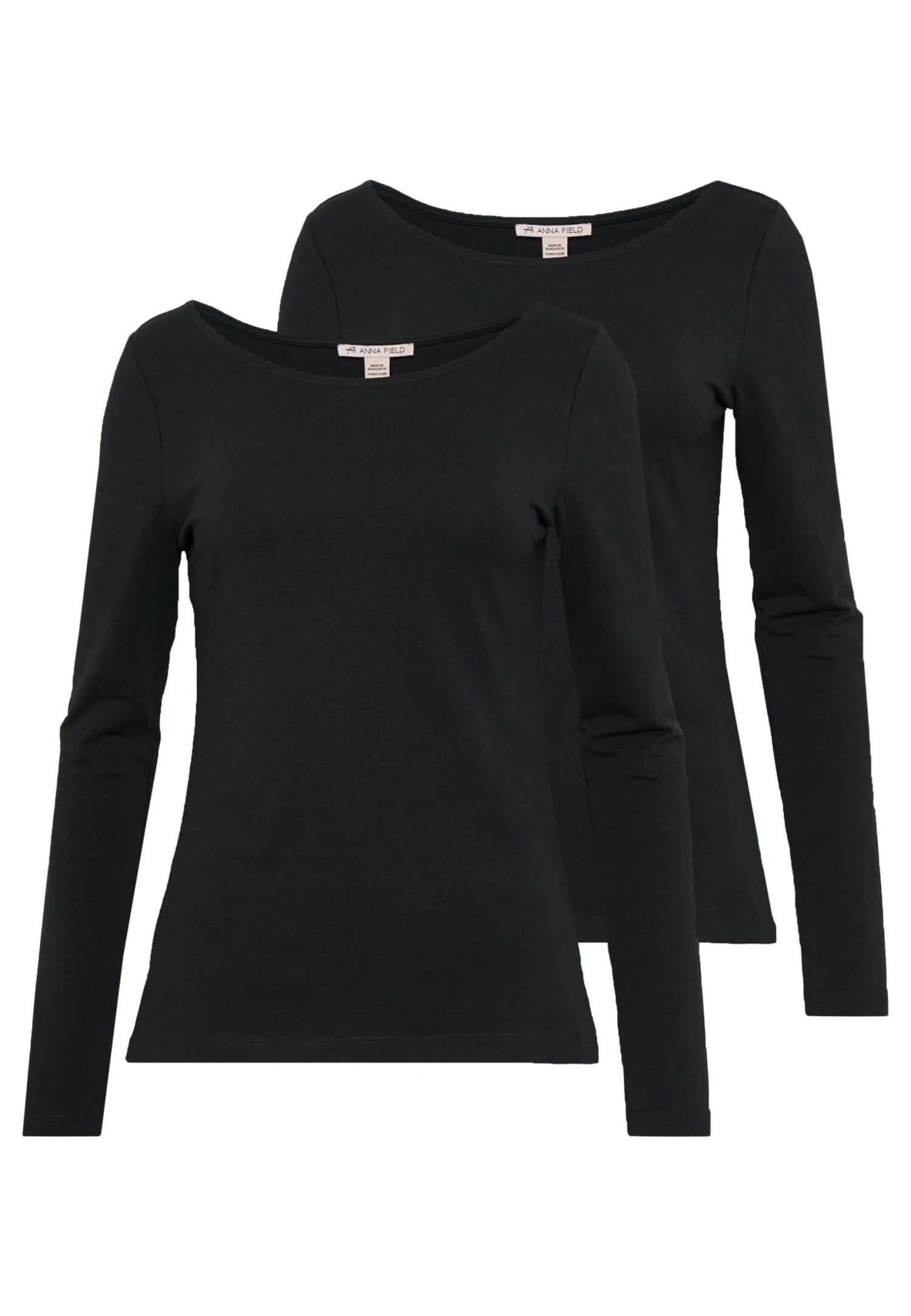 Anna Field 2 Pack - Long Sleeved Top - Black 3 Anna Field 2 Pack - Long Sleeved Top - Black