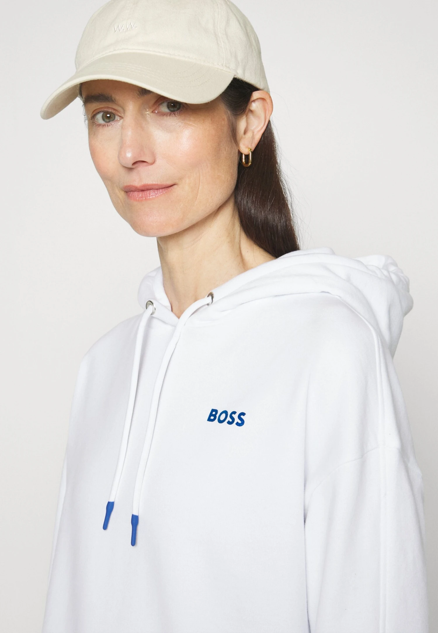 Boss Ecaisy- Sweatshirt - White 6 Boss Ecaisy- Sweatshirt - White - Image 4