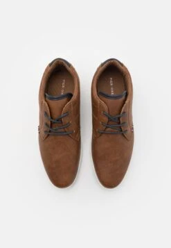 Pier One Casual Lace-Ups - Cognac/White -Fashion Clothing Specialty Store 640bfce7340948fdabf914861e9bbb2b