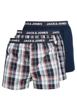 Jack & Jones Jaccheck 3 Pack - Boxer Shorts - Navy -Fashion Clothing Specialty Store 69983f98f9d04768b63f33f62791d373