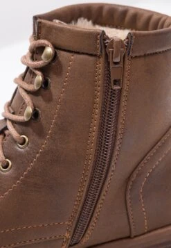 Anna Field Winter Boot - Lace-Up Ankle Boots - Coffee -Fashion Clothing Specialty Store 6999c66285cf426f9d4129e2fda5154e