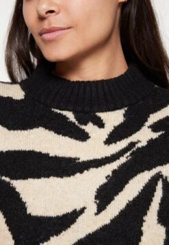 Monki Jumper - Black Dark/Beige -Fashion Clothing Specialty Store 6d5ed220dfa34b03be9b769798407028