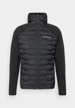 Peak Performance Argon Hybrid Hood - Fleece Jacket - Black -Fashion Clothing Specialty Store 77bb708aa46a408c89d6ceb509c7db7c