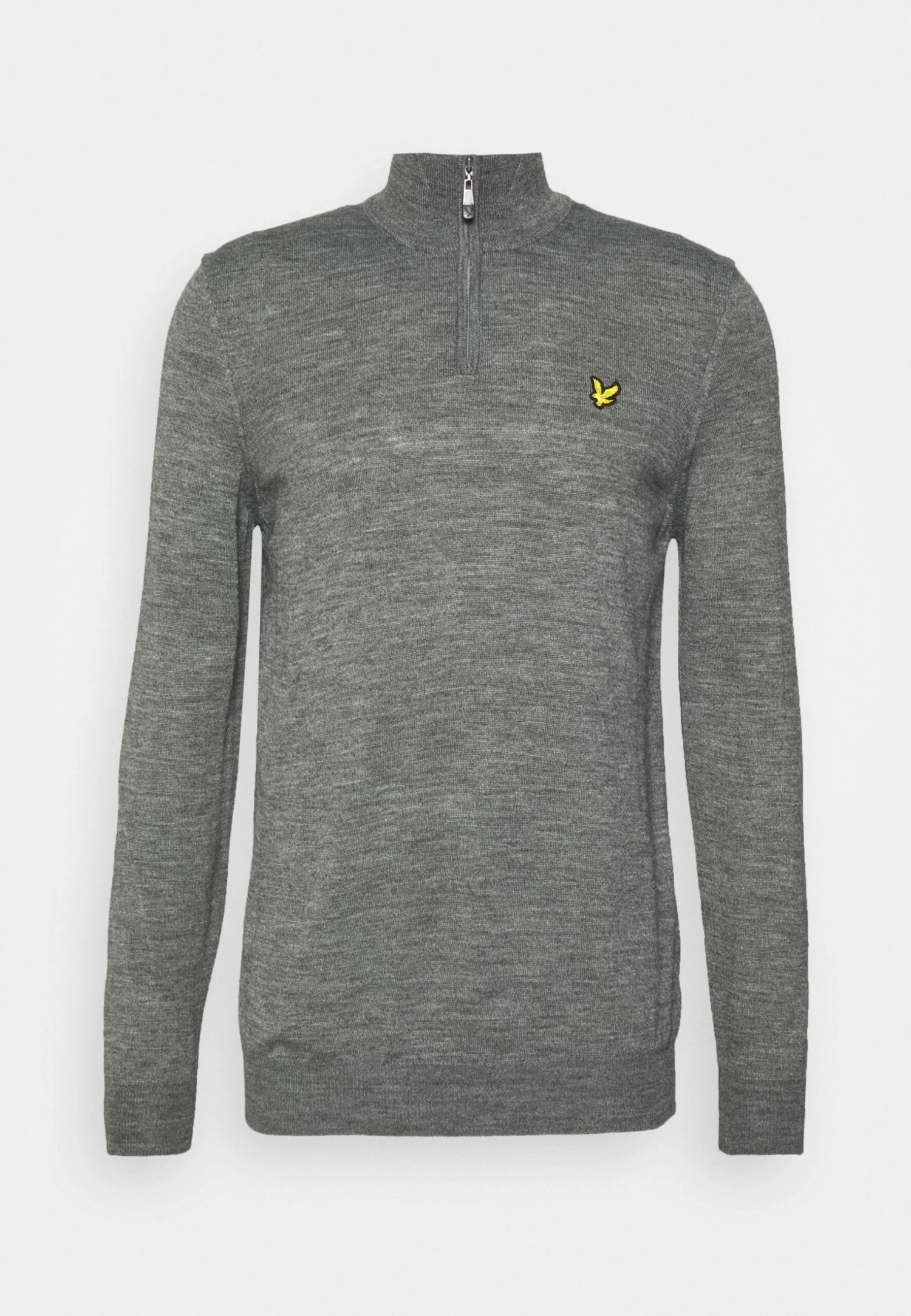 Lyle & Scott Golf Core Zip Mix - Jumper - Mid Grey Marl 6 Lyle & Scott Golf Core Zip Mix - Jumper - Mid Grey Marl - Image 4
