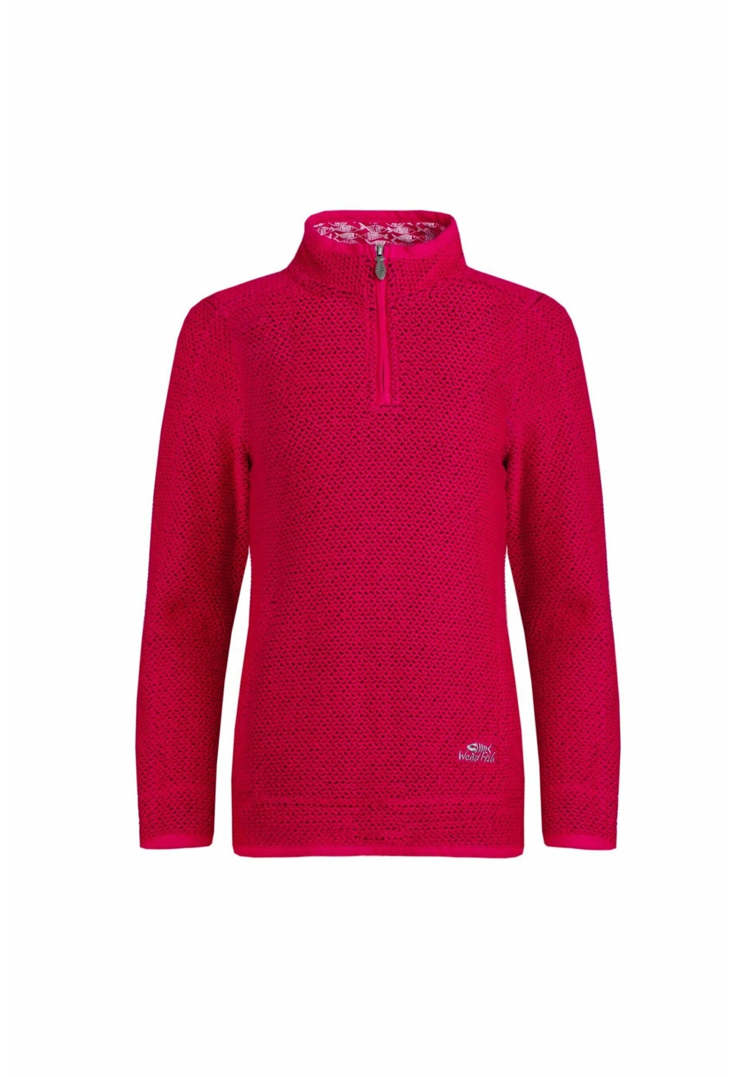 Aria 1/4 Zip Eco Macaroni - Jumper - Berry 7 Aria 1/4 Zip Eco Macaroni - Jumper - Berry - Image 5