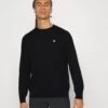 Lyle & Scott Evolution Crew - Jumper - Jet Black -Fashion Clothing Specialty Store 83fea16aad8646cc8cf6df986b6412f4