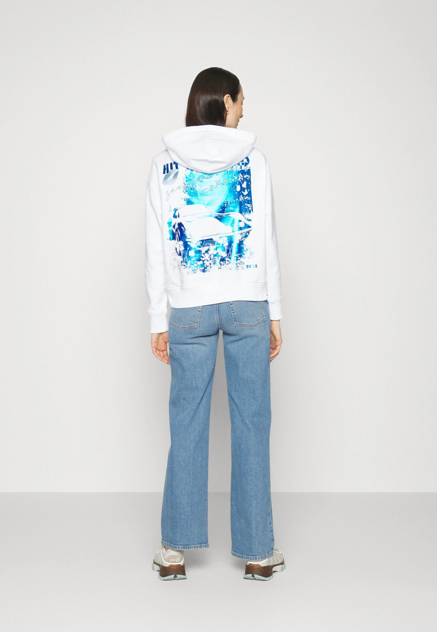 Boss Ecaisy- Sweatshirt - White 5 Boss Ecaisy- Sweatshirt - White - Image 3