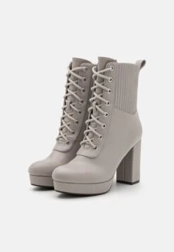 Anna Field High Heeled Ankle Boots - Grey 10 Anna Field High Heeled Ankle Boots - Grey -Fashion Clothing Specialty Store 8518b611ad244e06b8c77fb9c36e5f0f