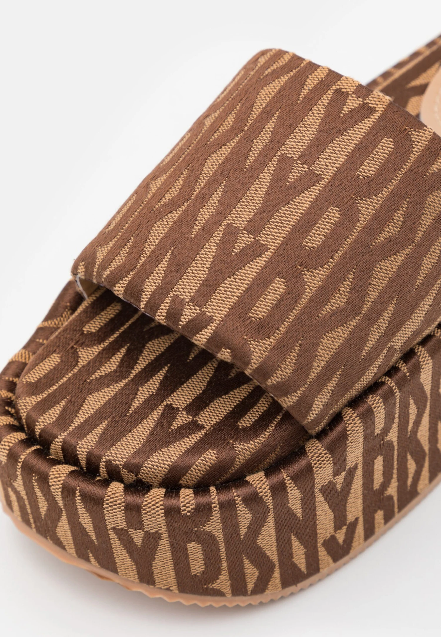 DKNY Vyra Platform Slide - Heeled Mules - Saddle/New Nude 9 DKNY Vyra Platform Slide - Heeled Mules - Saddle/New Nude - Image 7