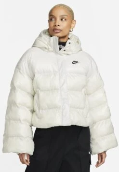 Fashion Clothing Specialty Store 17 Nike Sportswear W Nsw Tf Synfl City Hd Jkt - Winter Jacket - Light Bone/Black