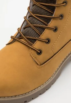 Pier One Lace-Up Ankle Boots - Camel -Fashion Clothing Specialty Store 95a2d9914735411f8f4d64bde59e7c2c