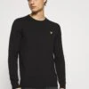 Lyle & Scott Crew Neck Jumper - Jumper - Jet Black -Fashion Clothing Specialty Store 9962e9a97fd546139b978e9b73c1af6a