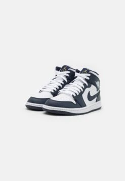Air Jordan 1 Mid - High-Top Trainers - White/Metallic Gol/Obsidian -Fashion Clothing Specialty Store a3c1a1bf30624e8b85b0580099d3dbe5