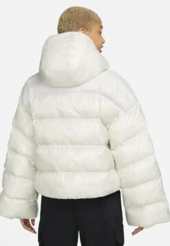 Nike Sportswear W Nsw Tf Synfl City Hd Jkt - Winter Jacket - Light Bone/Black -Fashion Clothing Specialty Store a9cf17ebfa5b460cb650a1bd004a23c0