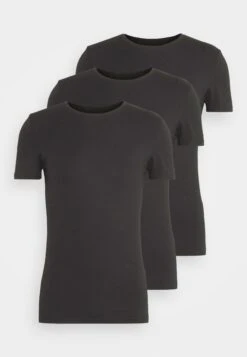 Pier One 3 Pack Muscle Fit- Basic T-Shirt - Black -Fashion Clothing Specialty Store ae0e343dfa2647b68dad7cd6f5e6671e