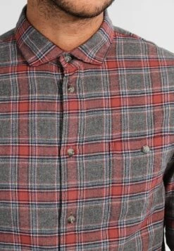 Pier One Shirt - Grey/Coral -Fashion Clothing Specialty Store aec58b86fdd04742b8391be56b121545