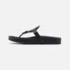 Tory Burch Miller Cloud - T-Bar Sandals - Black -Fashion Clothing Specialty Store b09e5afcc49845b5a774086ee924b9b0