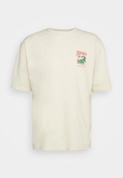 YOURTURN Crocodile Florida Graphic Tee Unisex- Print T-Shirt - Beige -Fashion Clothing Specialty Store b198d671e565489ea5d4e3807bddb05c